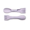 Scrunch Sand Toy, Shovel/Rake Combo - Double-Digger - Light Purple