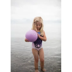 Scrunch-Ball, Inflatable Soft Ball - Ice Cream Purple