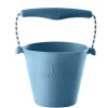 Scrunch-bucket, soft and foldable bucket – duck egg blue