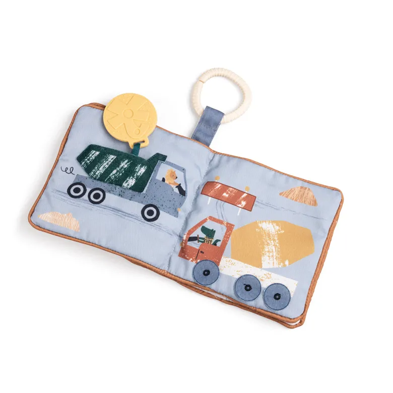 Sebra Activity Book, Fabric - Busy Builders