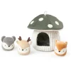 Sebra Activity Toy, Hide and Seek, Mushroom - Green