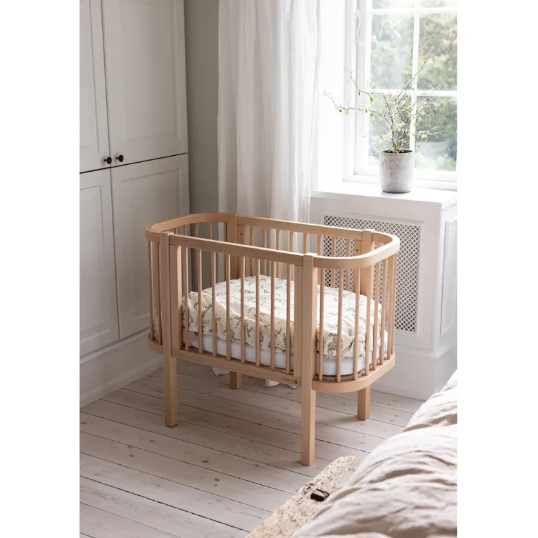 Sebra Baby Bed, Bedside Crib - Wooden Edition