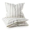 Sebra Baby Bedding, Organic - Cream Stripe