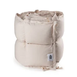 Sebra Baby Bumper, Kapok, Half Length - Birchbark Rose