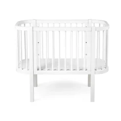 Sebra Baby Cot, Bedside Crib – Classic White
