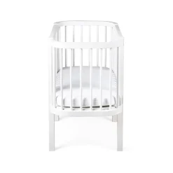 Sebra Baby Cot, Bedside Crib – Classic White