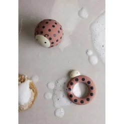 Sebra Bath Toy, Ladybug - Natural Rubber Latex