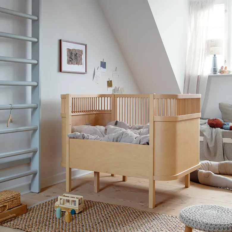 Sebra Bed, Baby & Junior - Wooden Edition
