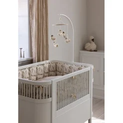 Sebra Bed Bumper, Kapok - Powder Blossom