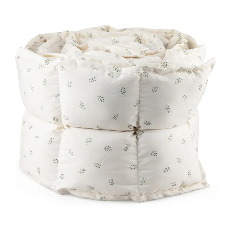 Sebra Bed Bumper, Kapok, Sophora Leaves - Beige