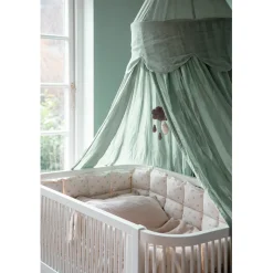 Sebra Bed Canopy, Cloud - Dusty Green