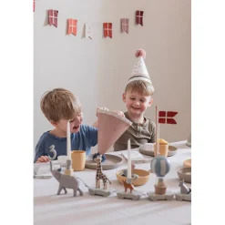 Sebra Birthday Table Flag, Wood