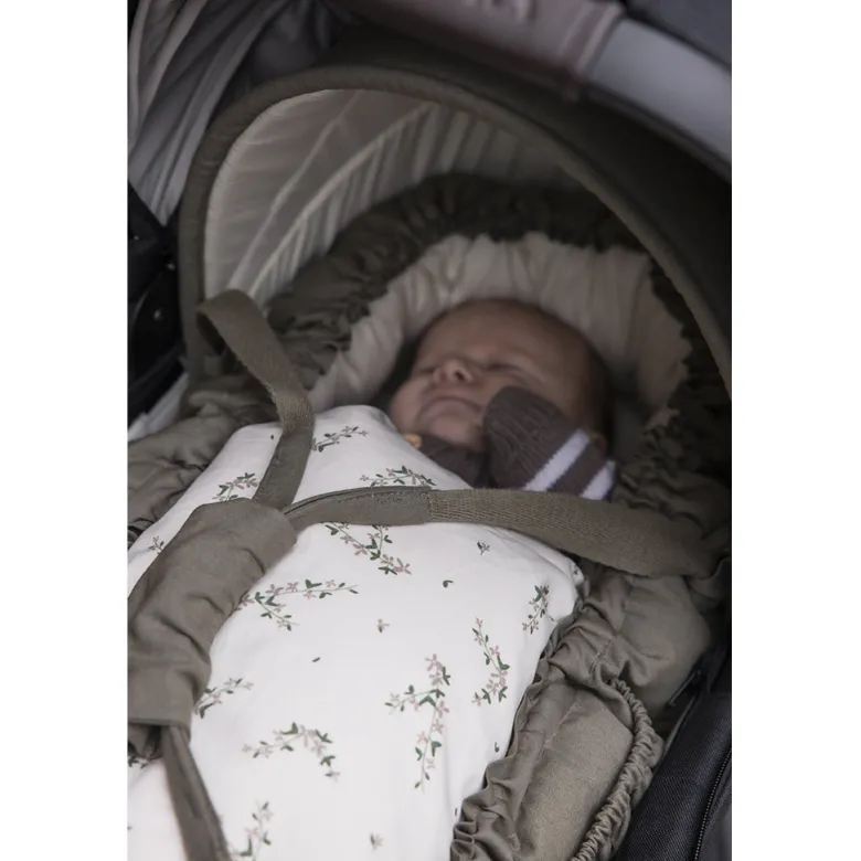 Sebra Canopy for 3-in-1 Babynest, Dark Olive
