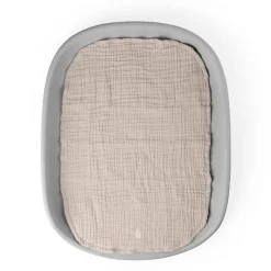 Sebra Changing Mat 6-Layer, Set of 2 - Muslin Beige