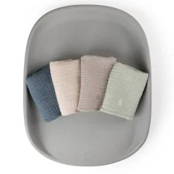 Sebra Changing Pads 6-Layer, Set of 2 - Muslin Blue