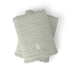 Sebra Changing Pads 6-Layer, Set of 2 - Muslin Green