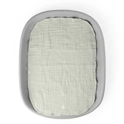 Sebra Changing Pads 6-Layer, Set of 2 - Muslin Green