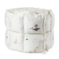 Sebra Cot Bumper, Kapok - World of Sebra