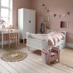 Sebra Double-Sided Flag Garland, Blossom Pink – 2.5 Metres