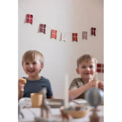 Sebra Flag Garland, Birthday Banner with Numbers 0-9