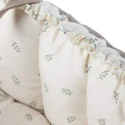 Sebra 3-in-1 Baby Nest, Baby Lift, and Play Mat, Sophora Leaves - Beige