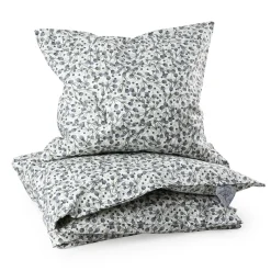 Sebra Junior Bedding, Organic - Blue Olive