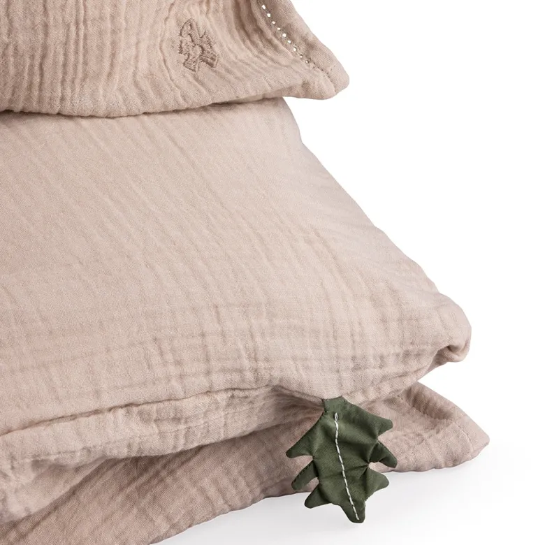 Sebra Junior Duvet Set, Muslin – Seabreeze Beige