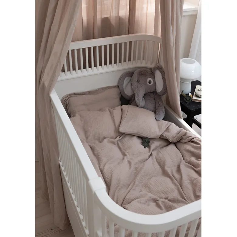 Sebra Junior Duvet Set, Muslin – Seabreeze Beige