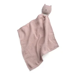 Sebra Natural Rubber Teething Ring with Cloth, Squirrel Zappy