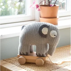 Sebra Pull-Along Toy, Fanto - Classic Grey