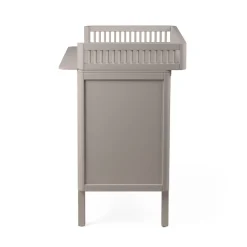 Sebra puslebord i træ, 2-i-1 design m. skuffer - Jetty beige