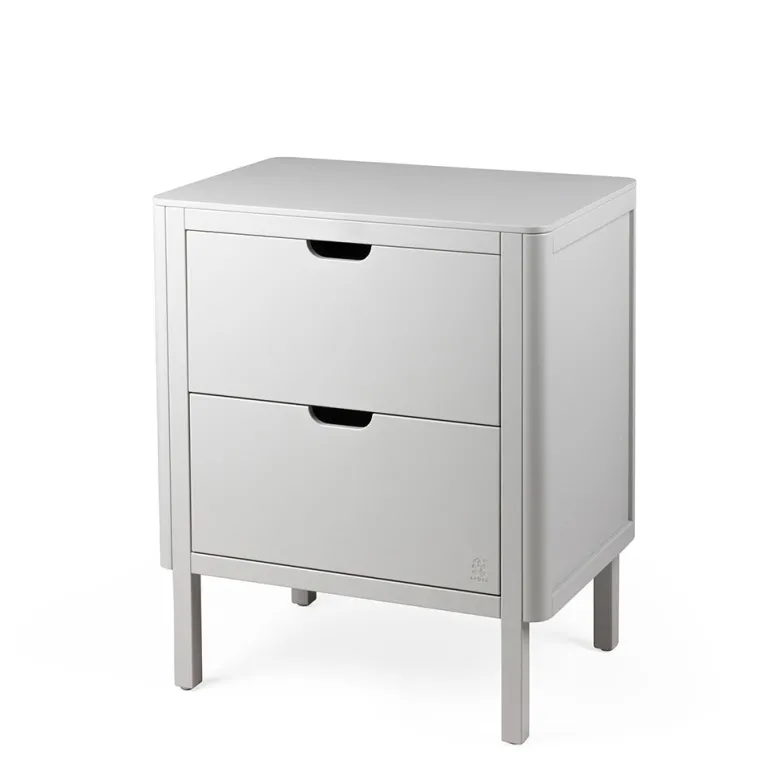 Sebra puslebord i træ, 2-i-1 design m. skuffer - Stone