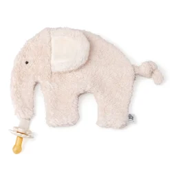 Sebra Security Blanket and Pacifier Holder - Pink Elephant