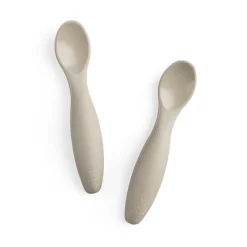 Sebra Silicone Spoon Set, Jetty Beige
