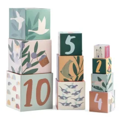 Sebra Stacking Blocks, Set of 10 - Pixie/Dragon