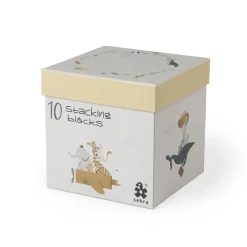 Sebra Stacking Boxes, Set of 10.