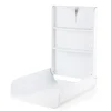 Sebra Væghængt puslebord i træ, Classic white