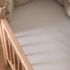 Sebra Waterproof Fitted Sheet for Crib 40 x 85 cm - White