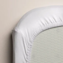 Sebra Waterproof Fitted Sheet for Crib 40 x 85 cm - White