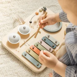 Sebra Wooden Activity Panel with Musical Features