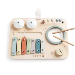 Sebra Wooden Activity Panel with Musical Features