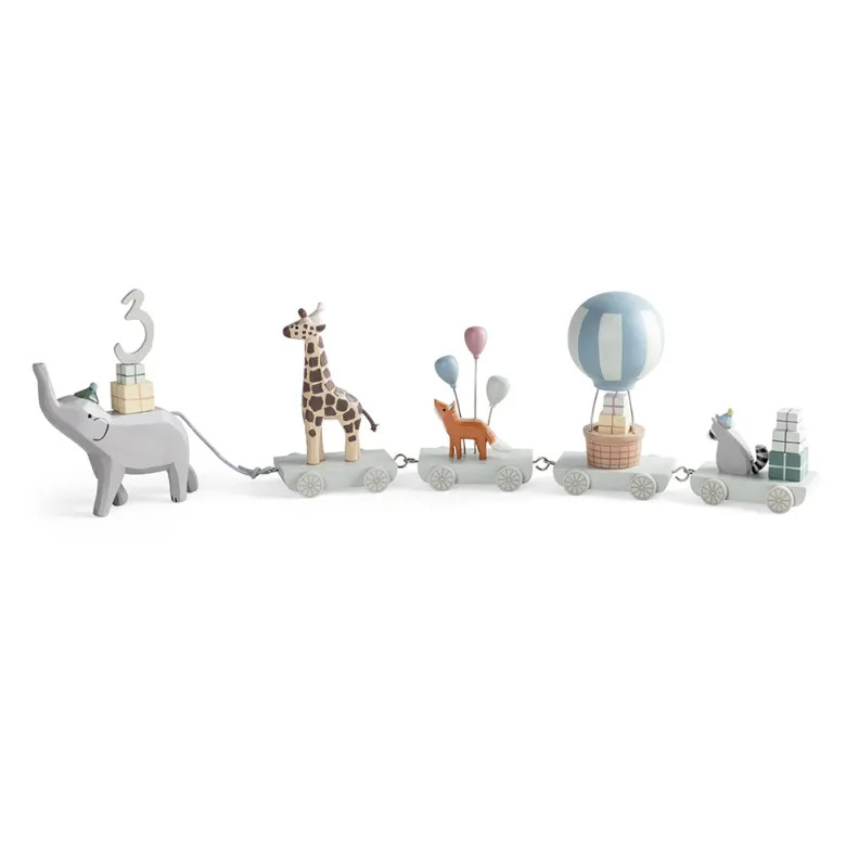 Sebra Wooden Birthday Train, World of Sebra