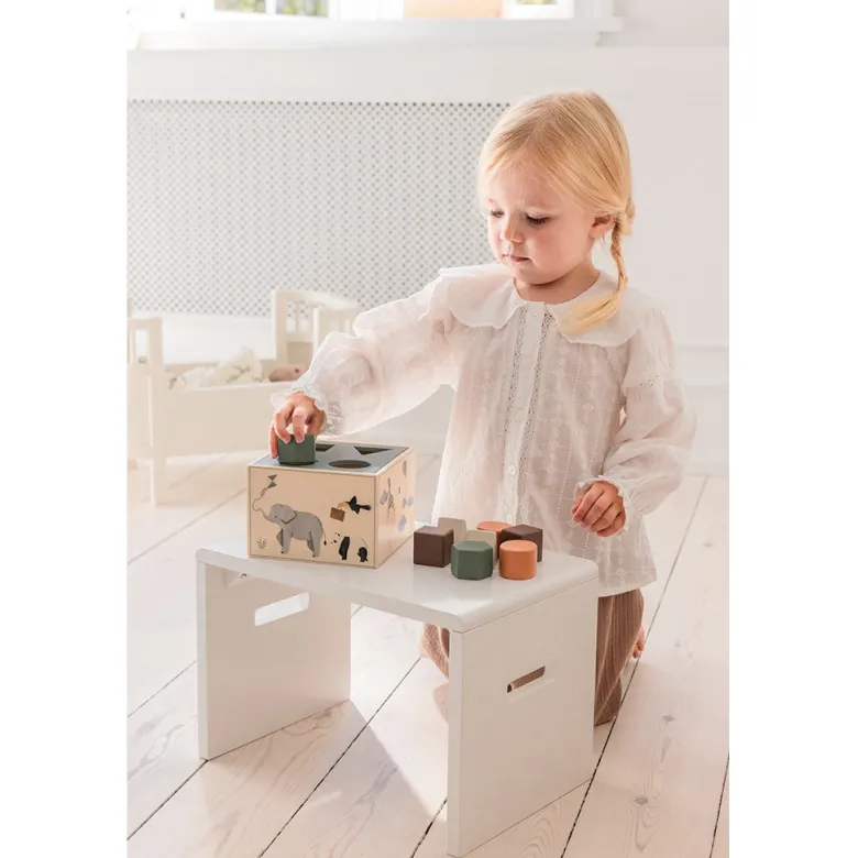 Sebra Wooden Shape Sorter Box