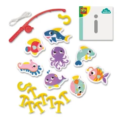 SES Creative Bath Toy, Fishing Game - Foam Fish