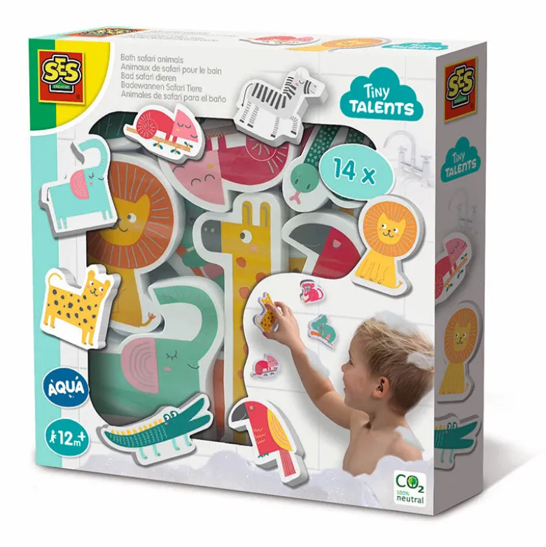 SES Creative, Bath Toys - Foam Animals for the Wall