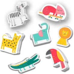 SES Creative, Bath Toys - Foam Animals for the Wall