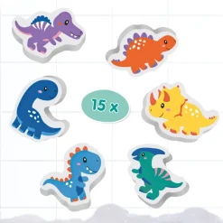 SES Creative Bath Toys, Foam Bath Figures - Dinosaurs