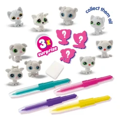 SES Creative Blow Pens, Decorate 3 Kittens