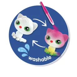 SES Creative Blow Pens, Decorate 3 Kittens