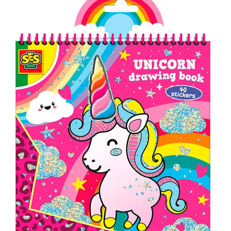 SES Creative, Coloring Book with Unicorns